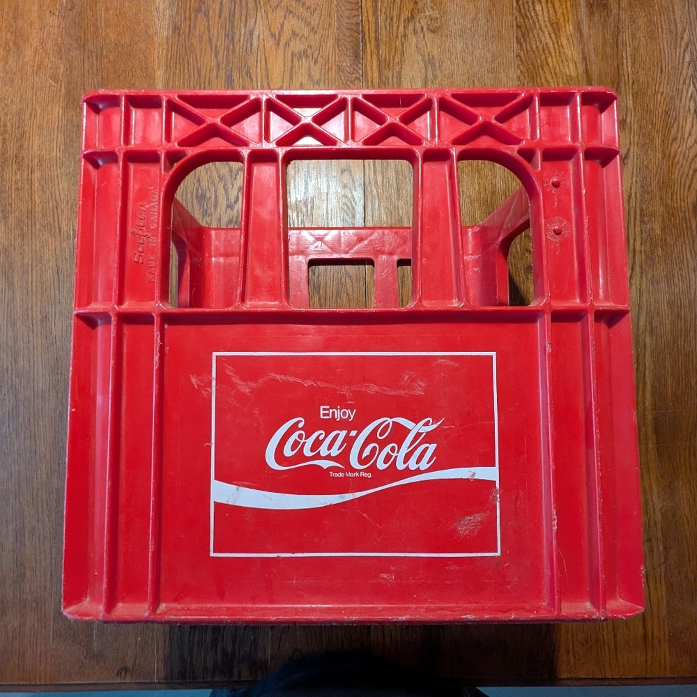 Vintage Coca Cola Plastic Bottle Crate - Coke Crate